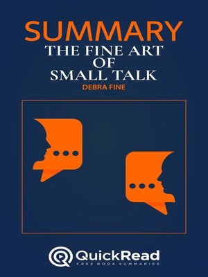 cover image of Summary of "The Fine Art of Small Talk" by Debra Fine